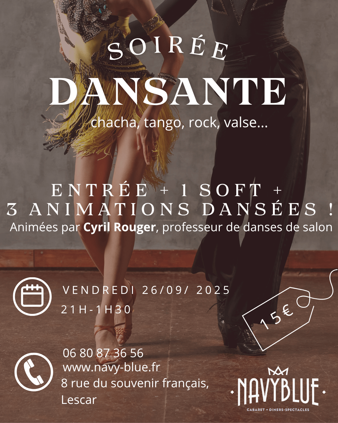 Soirée dansante sept 2025